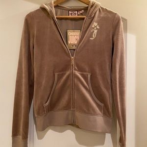 Juicy Couture NWT zip-up velour hoodie